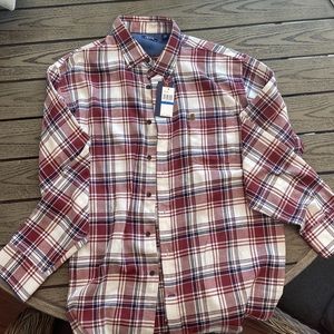 Men’s XL Button Down Shirt. Izod. Never Worn with Tags